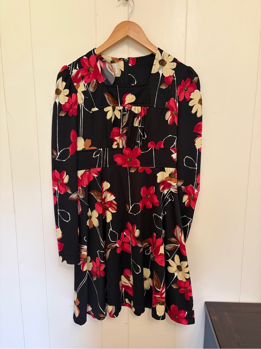 Vintage Sm 60s 70s Flower Power Dress Mod Atomic Small Hippie Psychedelic Mini